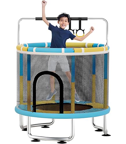 Amazon | トランポリン 屋内 家庭用 子供と大人に適し 高さ調節